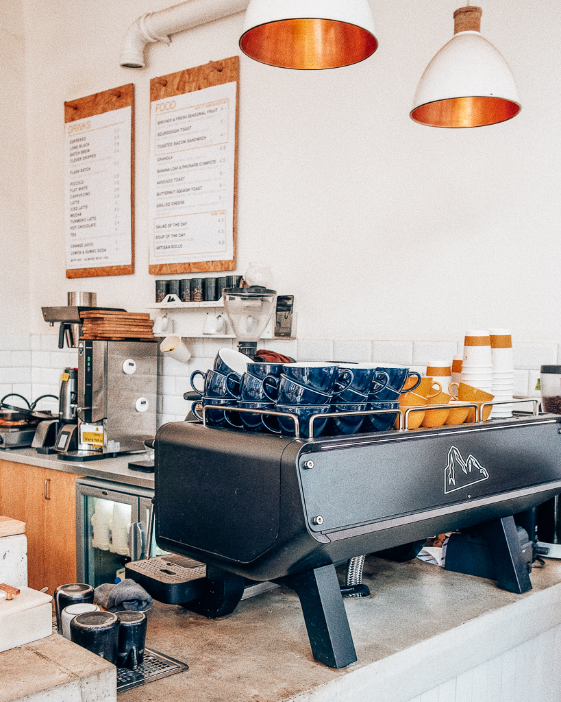 Counter at Cairngorm Coffee, Edinburgh