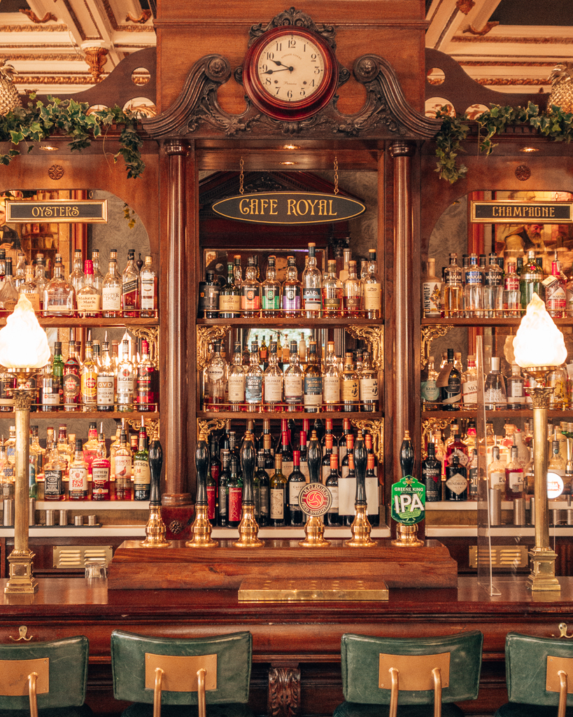 Bar at Cafe Royal Edinburgh