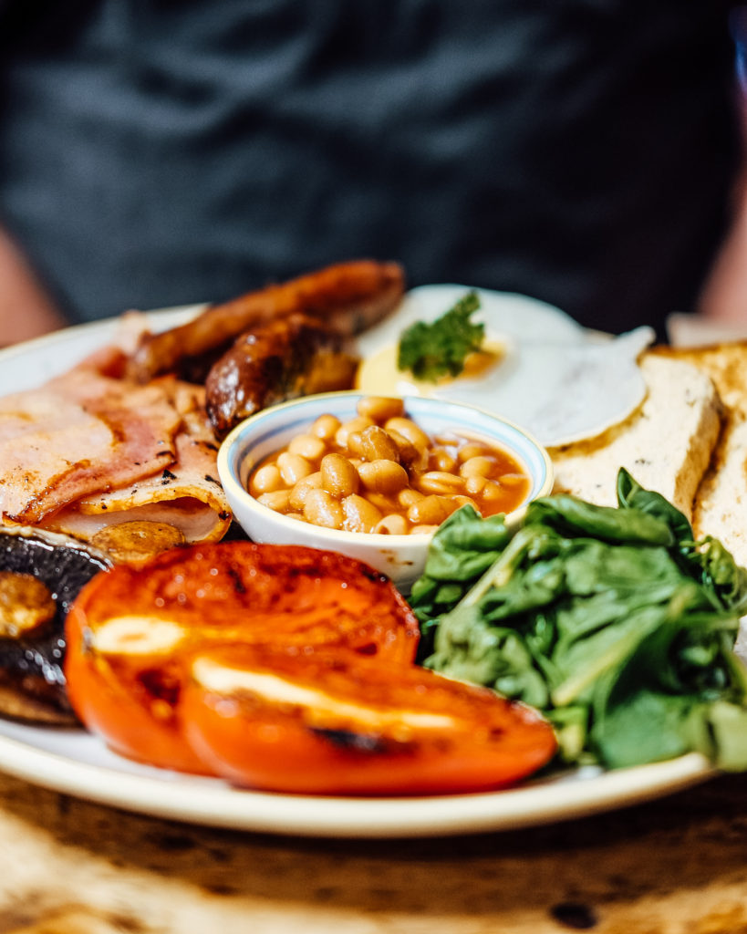 Full fried breakfast, Northumberland Bed & Breakfast
