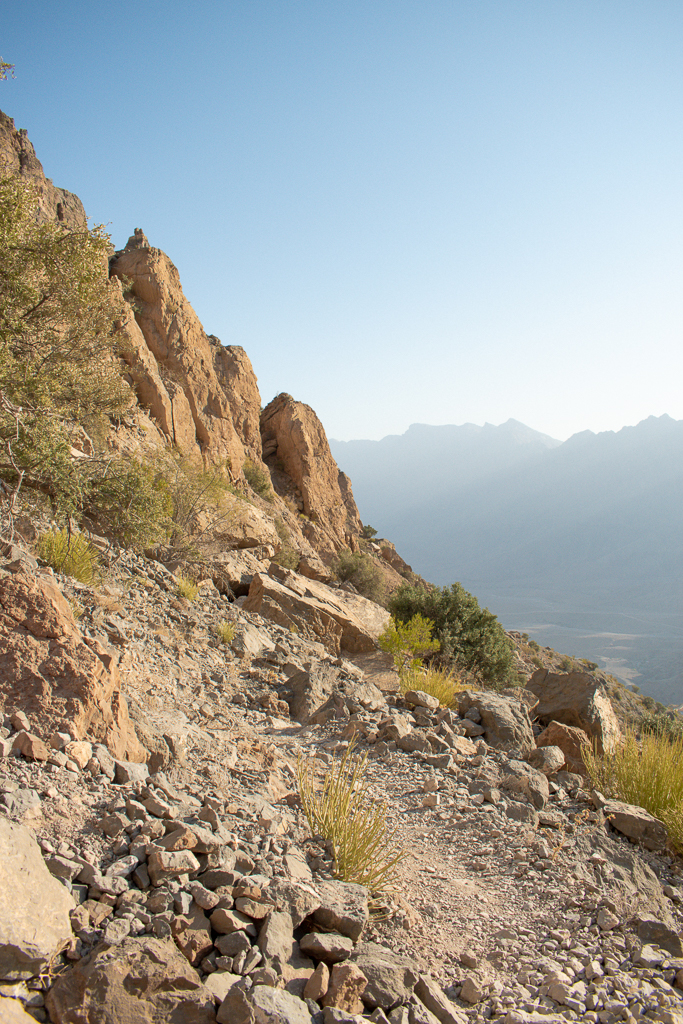 W25 hiking path Oman