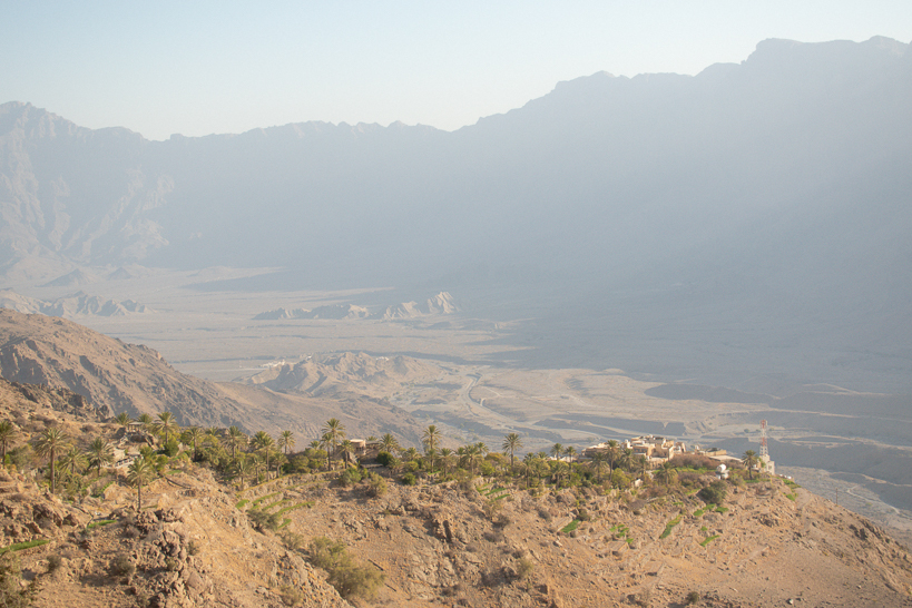View over Wakan Village from W25 hiking route