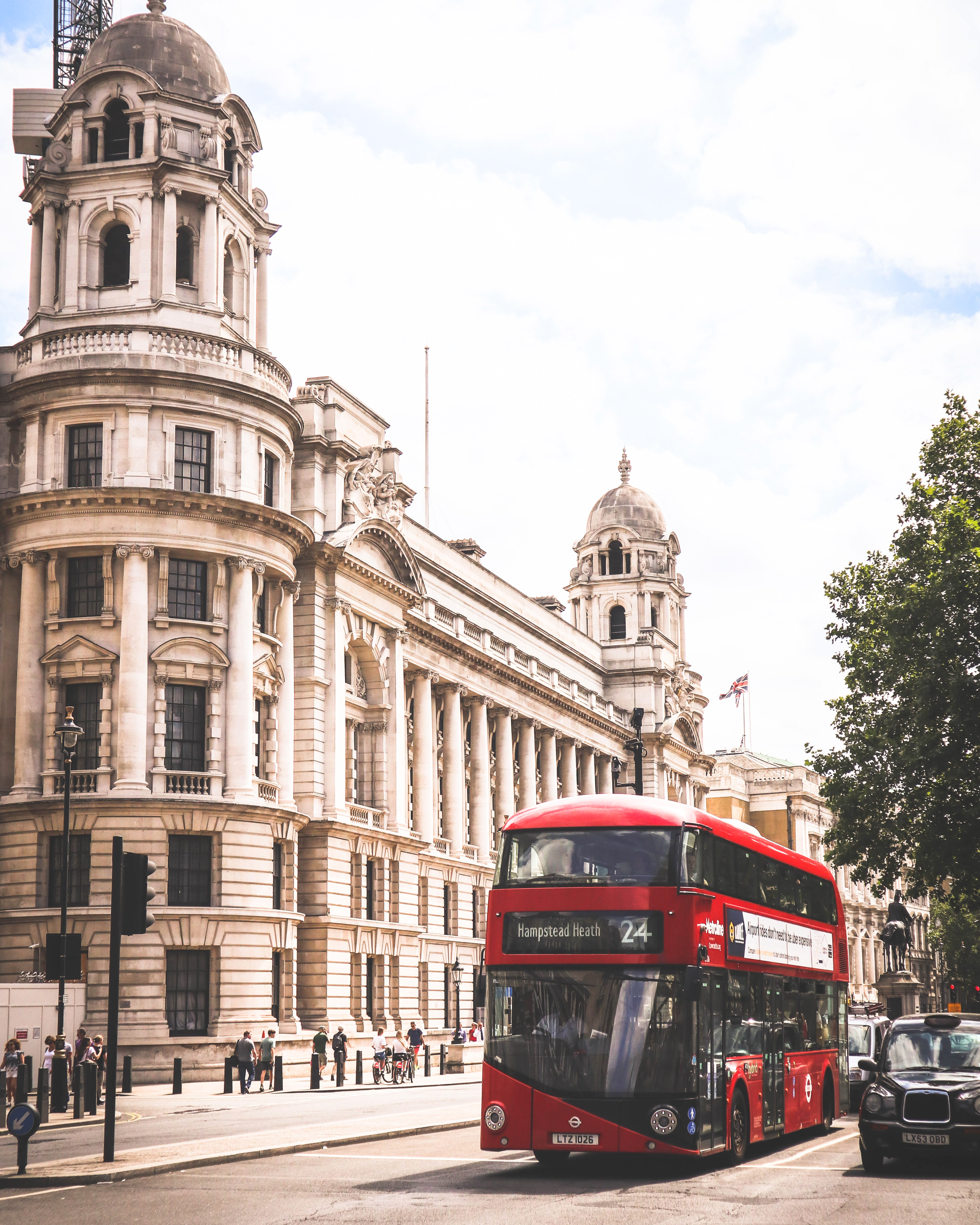 London Bus near Parliament