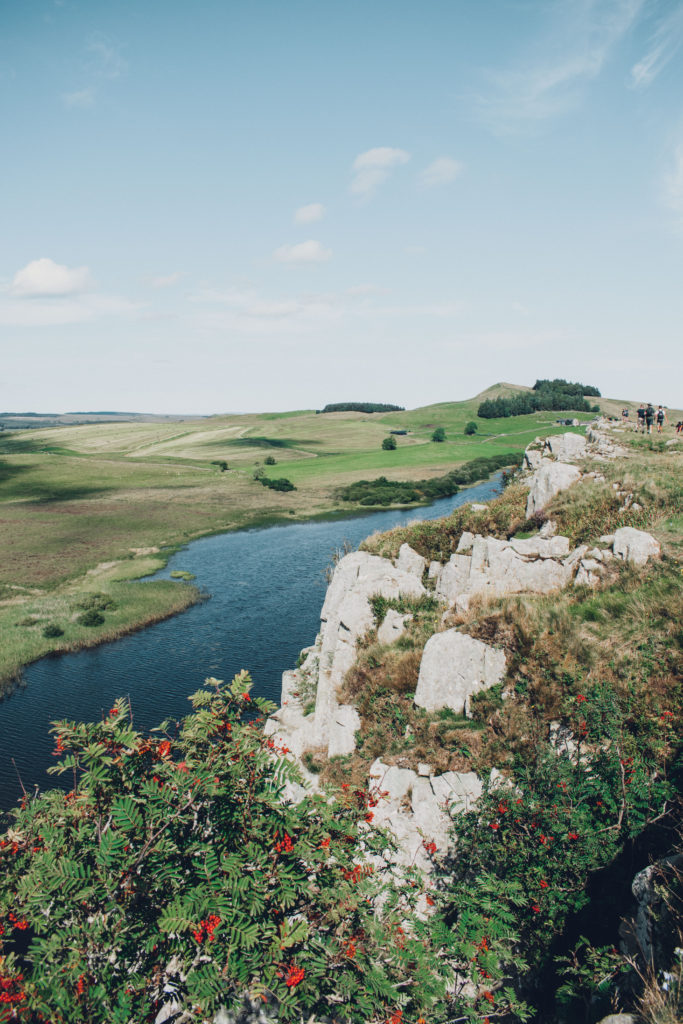 View over Crag Lough from Hadrian's Wall Path