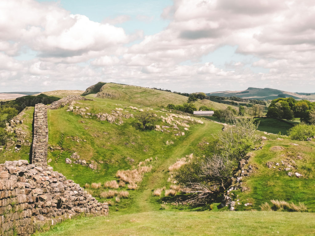 Northumbrian hills and Hadrian's Wall