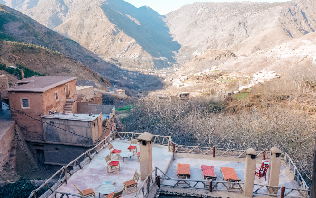 View across Imlil from Douara Samra