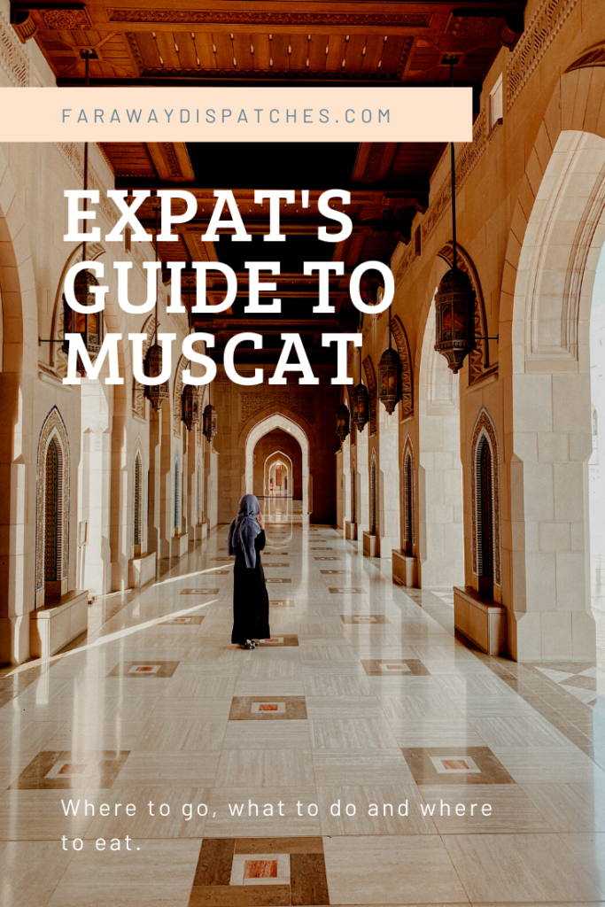 Pinterest Graphic - Sultan Qaboos Mosque Woman