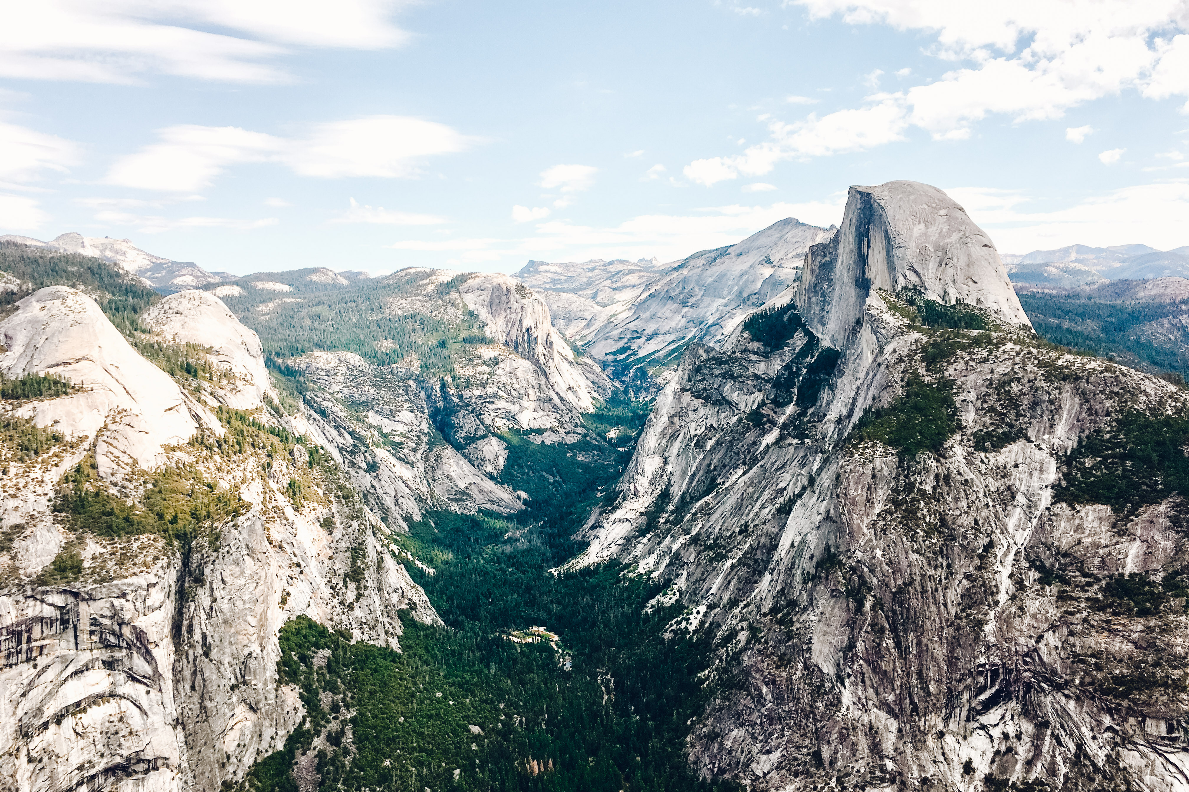 View from Glacier Point down Yosemite Valley