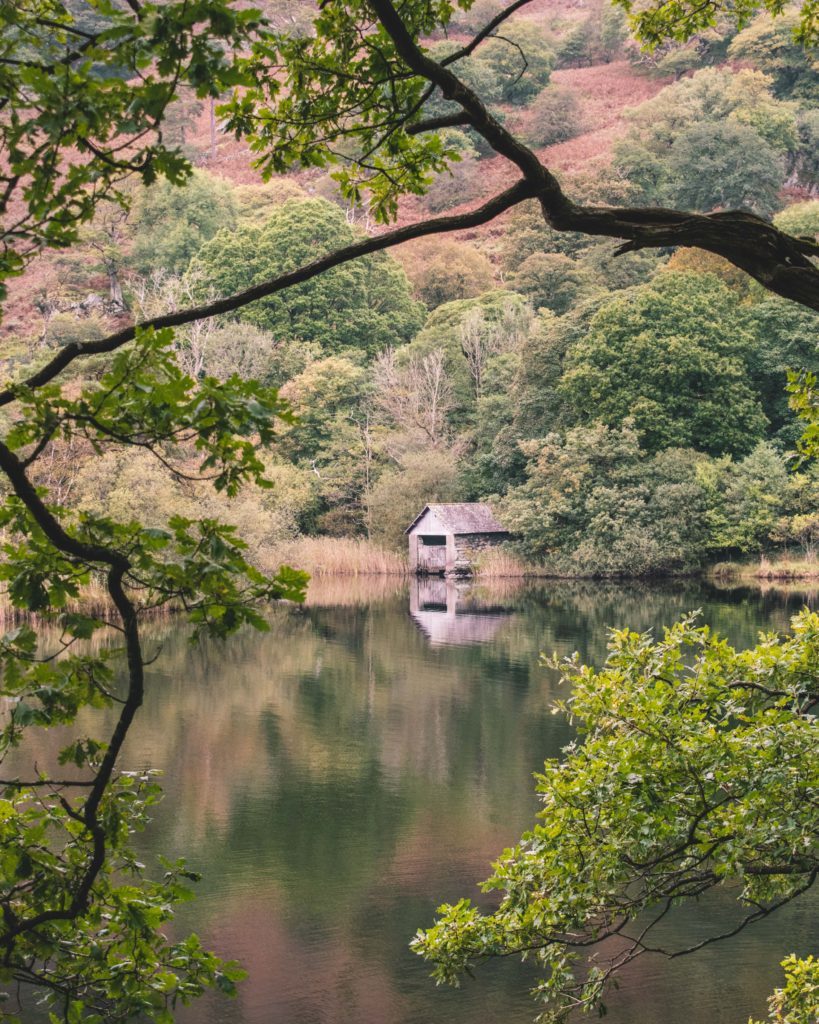 Small boat house on Rydal Water
