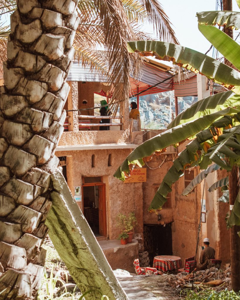 Entrance to Misfah Old House