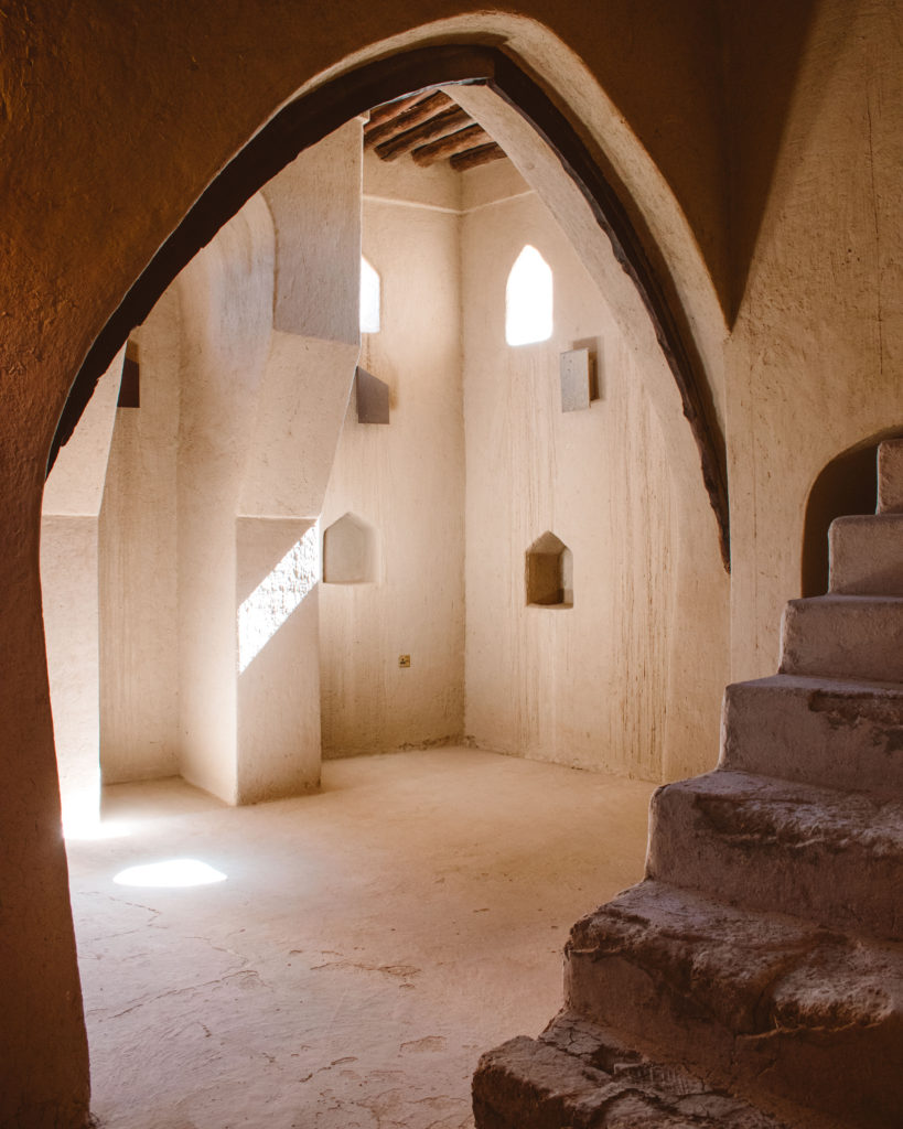 Sunlight coming into room at Bahla Fort