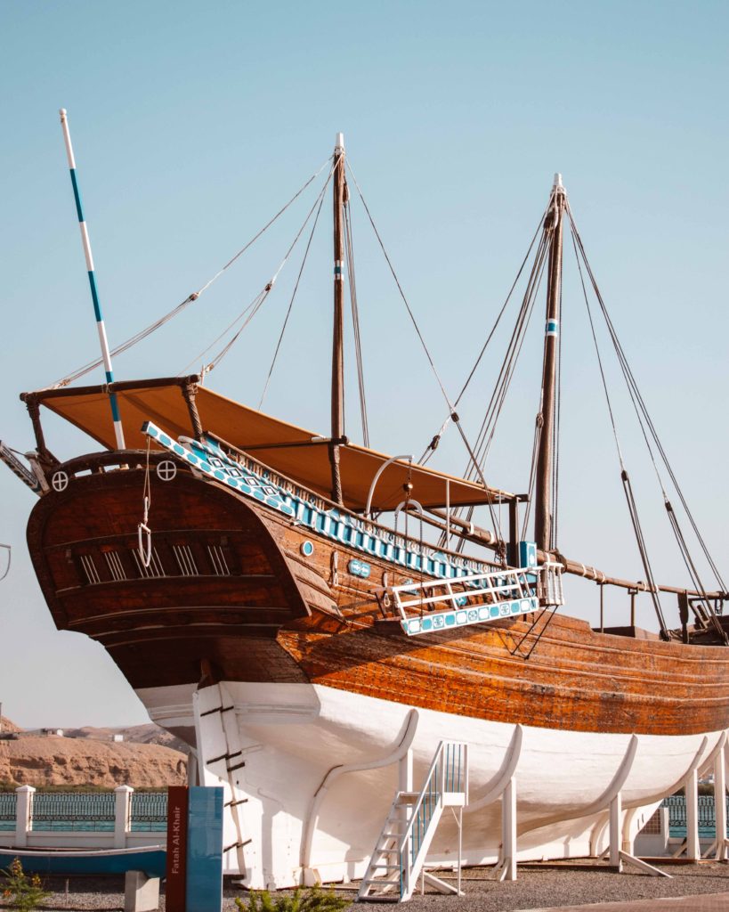 Fatah Al Khair - restored Omani dhow in Sur