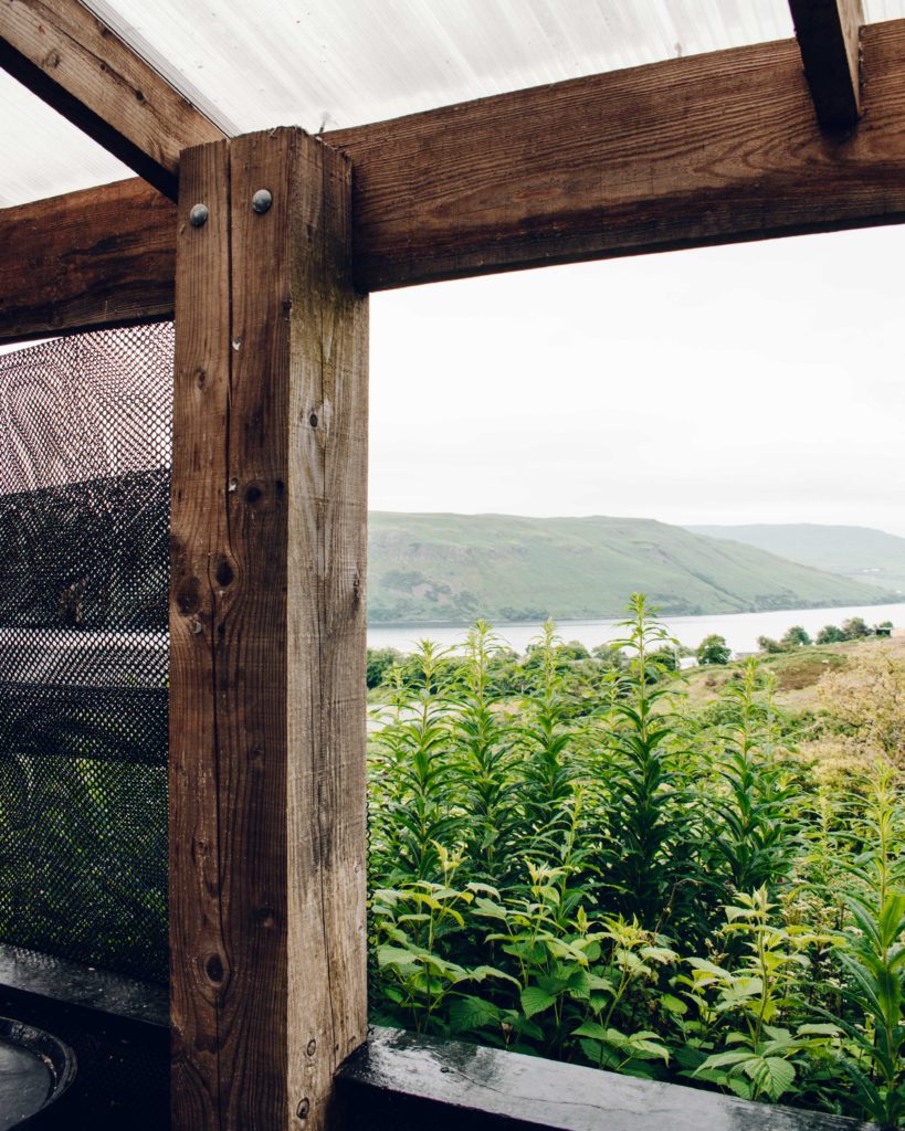 View from the Oyster Shed, Skye