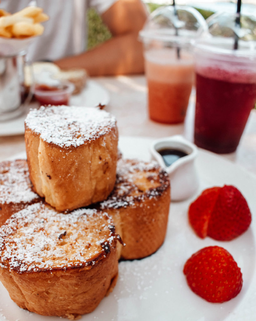 French toast at Manis, Al Mouj, Muscat