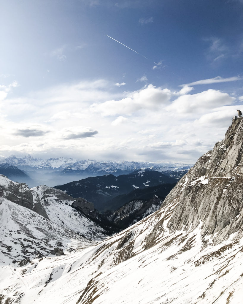 Swiss ALps view from Mount Pilatus