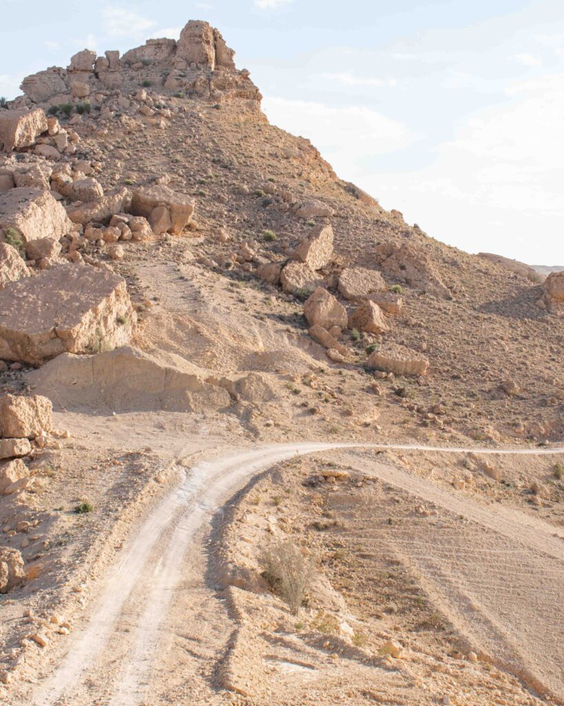 Off road track on Salma Plateau, Oman